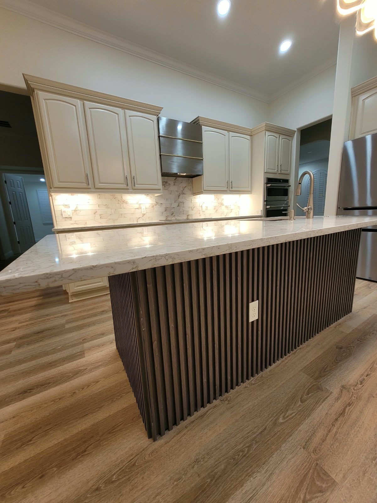 Custom island kitchen